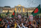 “BNP supporters celebrating election victory in Dhaka after Tarique Rahman’s 20-year political return”
