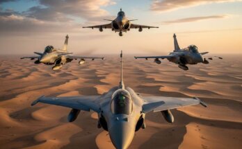 Indian Air Force Rafale jets during major air force upgrade and regional security enhancement