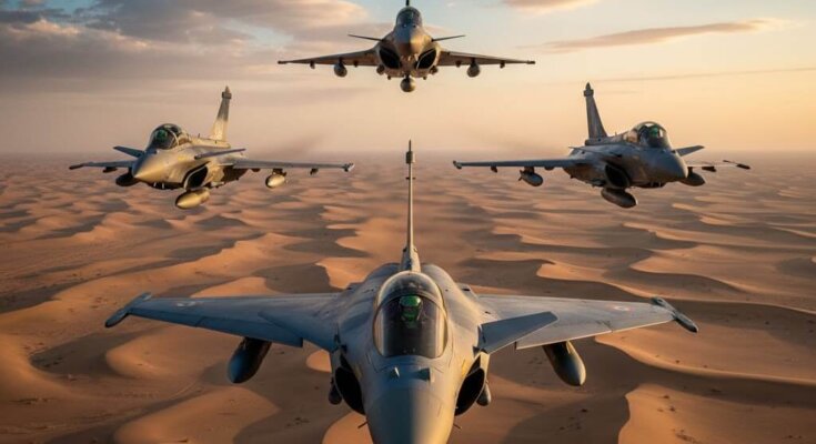 Indian Air Force Rafale jets during major air force upgrade and regional security enhancement