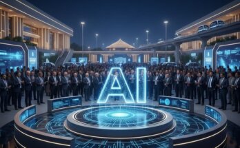 Prime Minister Narendra Modi's India AI Impact Summit 2026 at Bharat Mandapam, New Delhi